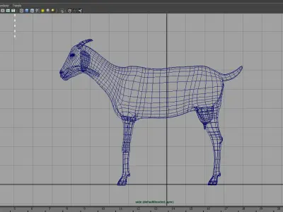 goat 3d model 3D model buy