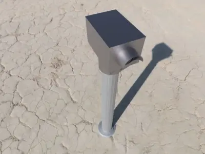 Road traffic camer Free 3D model