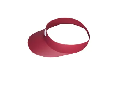 Low-Poly Visor Cap 03 Low-poly 3D model