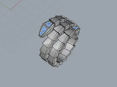 Serpent Ring 65765 3D print model