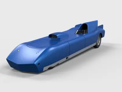 Spirits of the Lakes record car 3D model