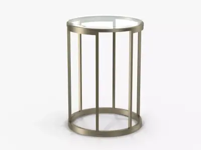 Baker No 7858 Martini Table Low-poly 3D model