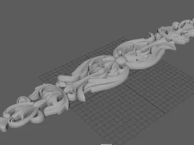 dekor ornament 3D model purchase