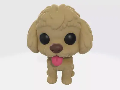 Funko Dog Poodle 3D print model