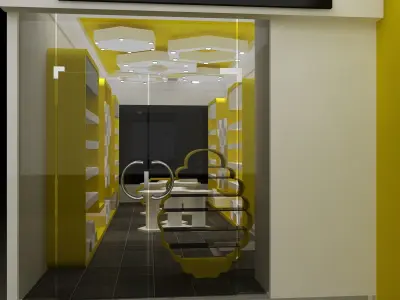 Interior Shop Market  3D model