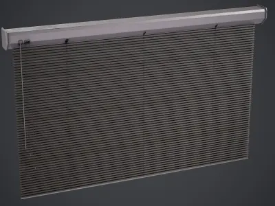 Venetian Blinds - PBR Texture Low-poly 3D model