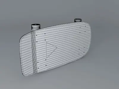 1978 Sims Lonnie Toft 8wheeler model skateboard Free 3D model