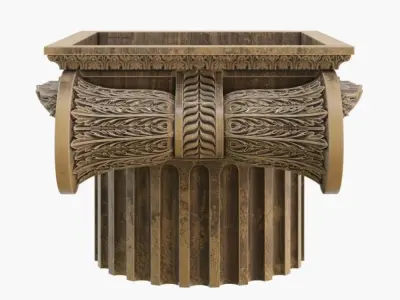 Classic capital model 3D model