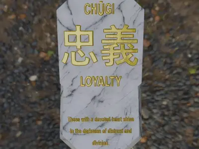 Motivational tablet with message about loylaty 3D print model