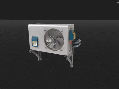 Street Racing Props Low-poly 3D model