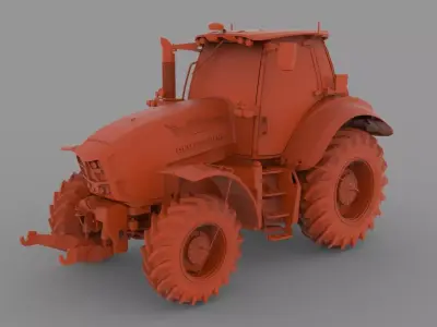 Deutz Fahr 7250 TTV 3D print model
