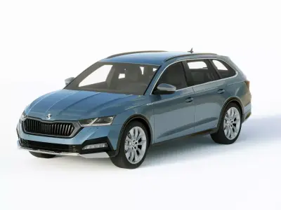 Skoda Octavia Scout 2020 3D model