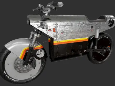 KATALIS EV500 Electric Bike Low-poly 3D model