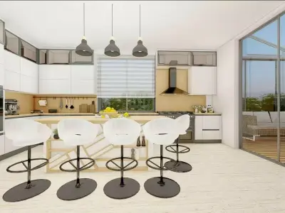 Kitchen Design 3D model