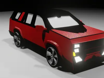 7 seater chamesku car 3D model