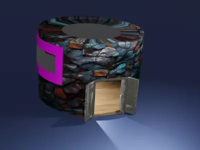 Crystal Stone Villa 3D model