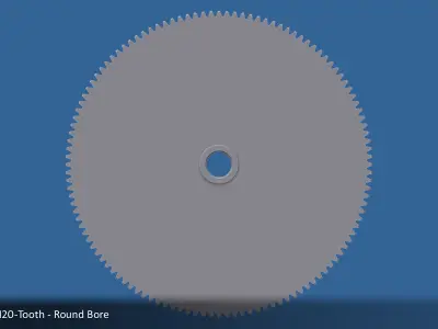 120-Tooth Spur Gear 03 3D print model