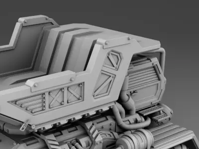 Truck 3D print model