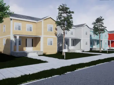 Residential House Pack  3D model