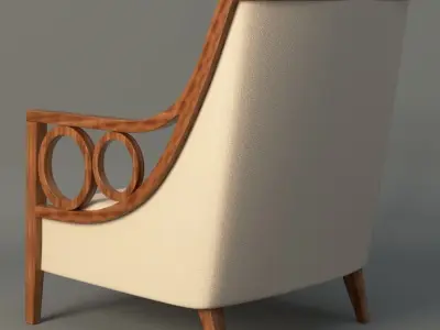 Maclean Arm Chair 3D model