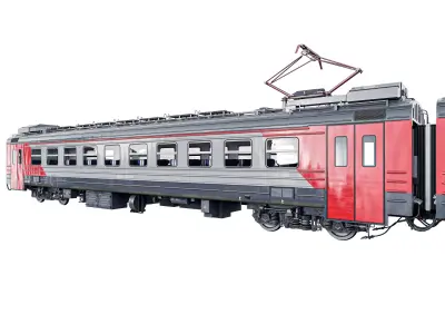 Passenger Train ED4M  3D model