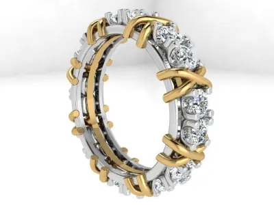 Diamond Knot Band 4688 3D print model