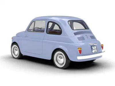 Fiat 500 1959 3d model  3D model