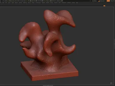 Modern Abstract Decorative sculpture 3d print model 3D print model buy