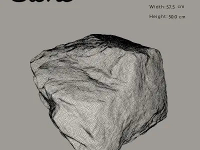 Stone 3D Scan 3D model