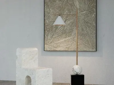 Kelly Wearstler set 3D model Cinema 4D Corona Renderer 3D model