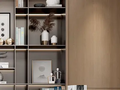 villa Study Home Modern decoration 3D model