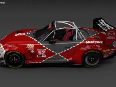MX-5 NBFL Miata Super GT 3D model
