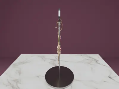 Sakura Blossom Earrings Complete 3D Model Collection 3D model