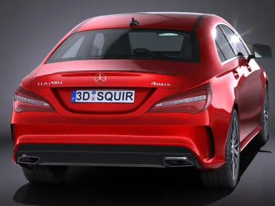 Mercedes-Benz CLA 2017 3D model