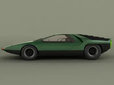 Alfa Romeo Carabo 3D model