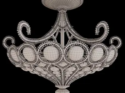 Wertmark Princess Chandelier 3D model