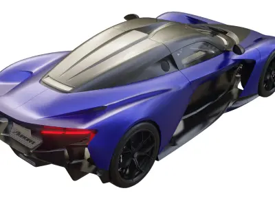 Zenvo Aurora 2024 Low-poly 3D model