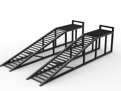 Metal Ramp 3D model