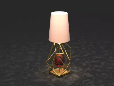 Gem Table Lamp - By koket style 3D model
