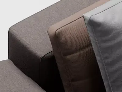 Velora Sofa  Midpoly 3D Model 3D model