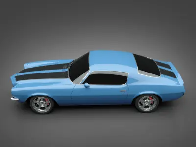 1972 Chevrolet Camaro Z28 3D model