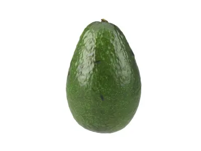 Photorealistic Avocado 3D Scan 2 3D model