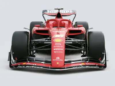 F1 Ferrari SF24 2024 3D model
