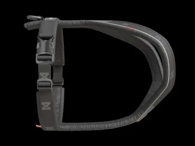 Short Dog Harness 3D model