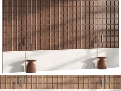 Decorative wall panel N1 3D model purchase