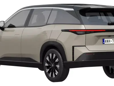 Toyota BZ3X 2026 3D model