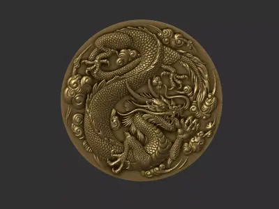 Dragon chinese 3D print model