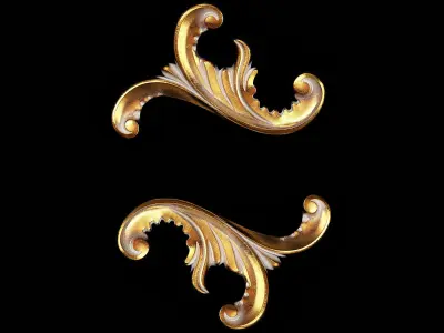 Classic carved 112 3D model