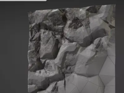 Rocks rock texture Free low-poly 3D model