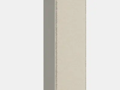 PAX Add-on corner unit with 4 shelves 1 Low-poly 3D model